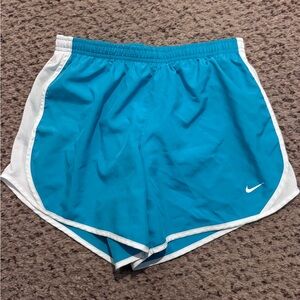 Nike youth Athletic Shorts in Blue and White